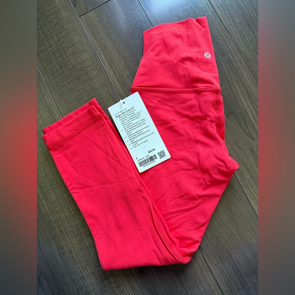 Lululemon Red align Leggings